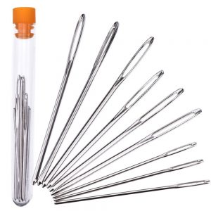 Outus-Large-eye-Blunt-Needles-Steel-Yarn-Knitting-Needles-Sewing-Needles