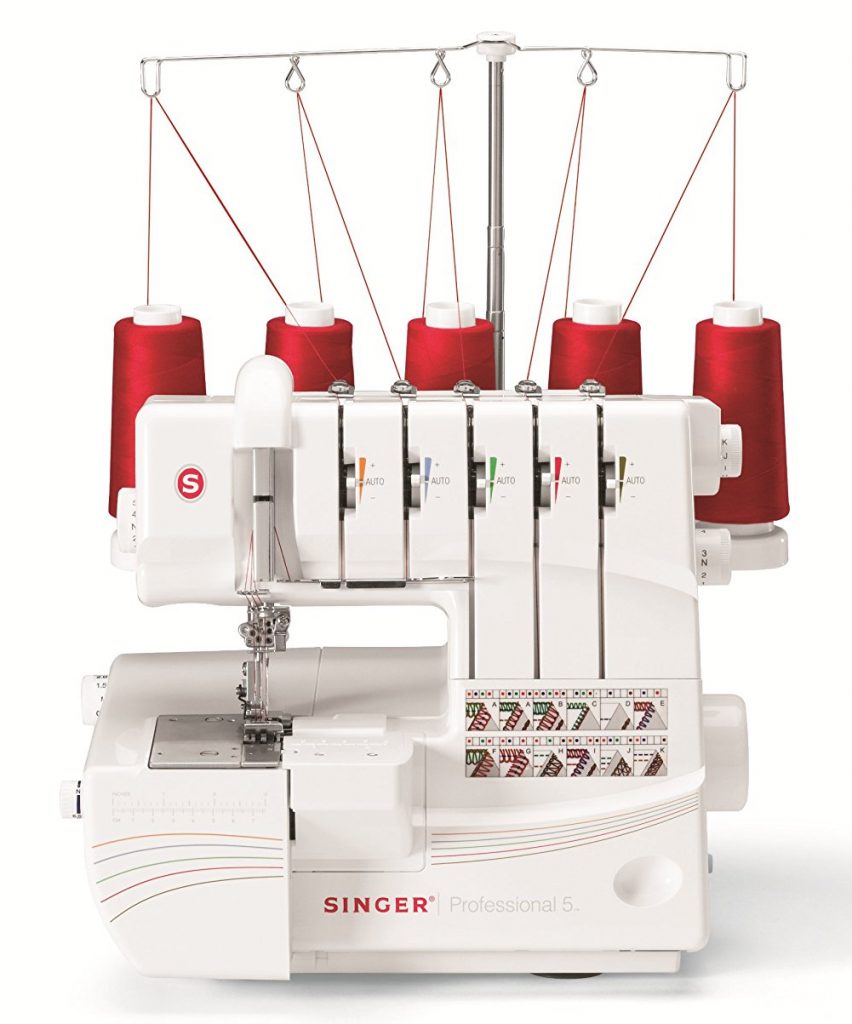 SINGER 14T968DC Professional 5 5-4-3-2 Thread Capability Serger Overlock