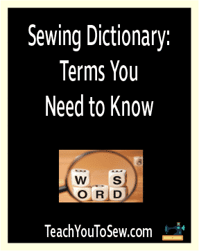 Sewing Dictionary