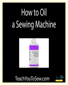 How to Oil a Sewing Machine