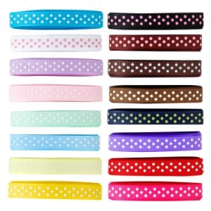 LaRibbons-Polka-Dot-Grosgrain-Ribbon