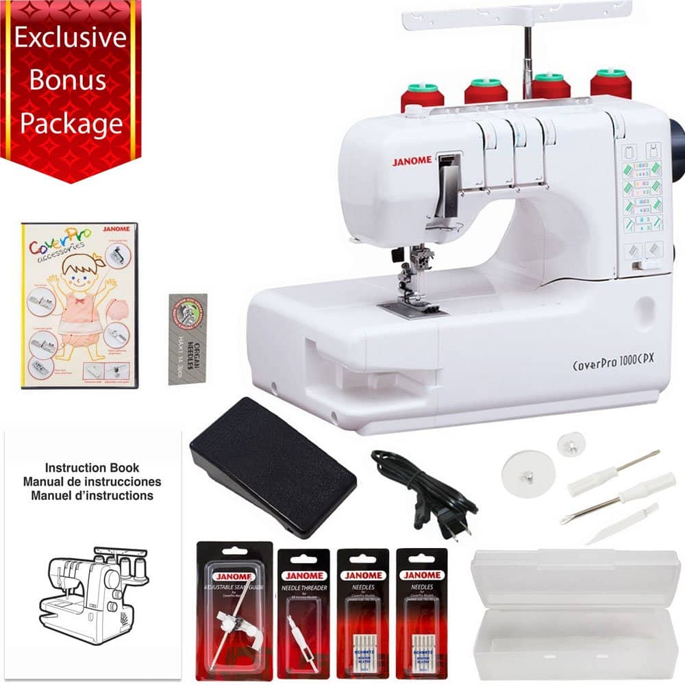 Janome Cover Pro 1000CPX Coverstitch Machine