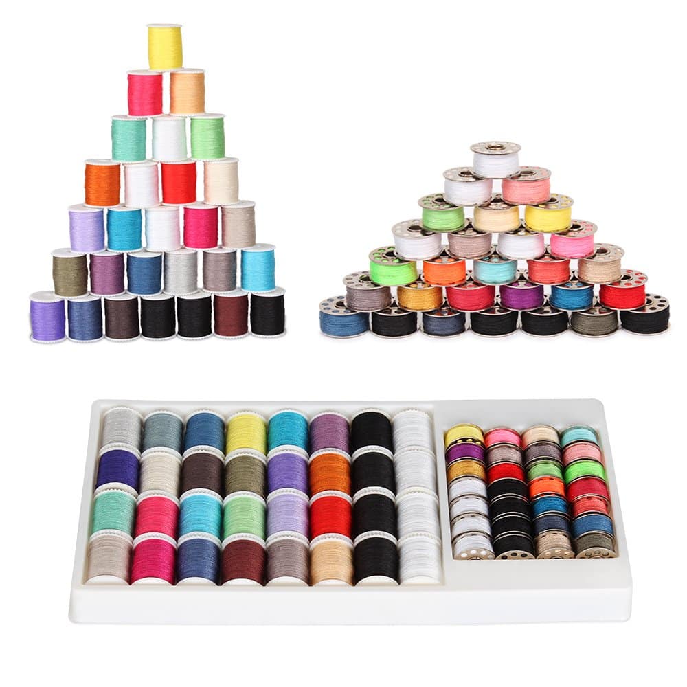 NEX 60 Piece Sewing Thread Kit for Sewing Machine