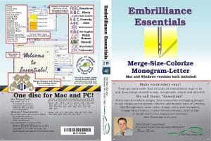 Embrilliance Essentials Embroidery Software