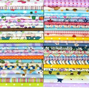 Misscrafts 50pcs 8" x 8" (20cm x 20cm) Top Cotton Craft Fabric Bundle Squares Patchwork DIY Sewing Scrapbooking Quilting Dot Pattern