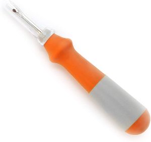 Premium Ergonomic Seam Ripper Tool | Stitch Remover Tool | Works as Clothing Tag Remover for Embroidery, Quilting and Sewing Seam Cutter Hem Puller Stitch Ripper