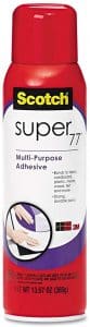 Scotch Super 77 Multi-Purpose Spray Adhesive