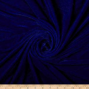 Vogue Group Micro Velvet Velvet Fabric, Royal, Fabric By The Yard