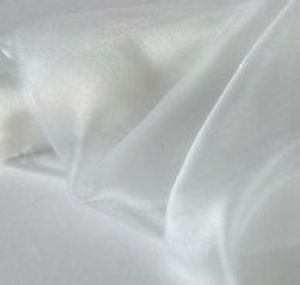 White Mirror Organza Fabric 58"/60" x 10yd