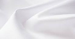 A close up image of a white fabric.