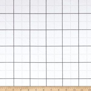 Kaufman Framework Flannel Gridwork White