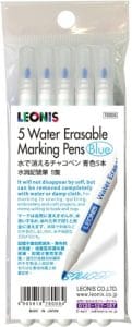  LEONIS 5 Water Erasable Marking Pens Blue [ 78008 ]