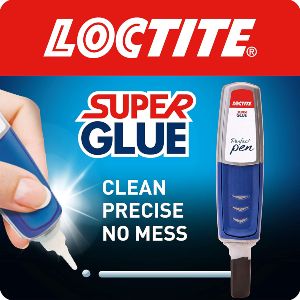 Loctite Super Glue Perfect Pen Glue Pen for Precise Application Superglue Gel Dries Clear for Invi