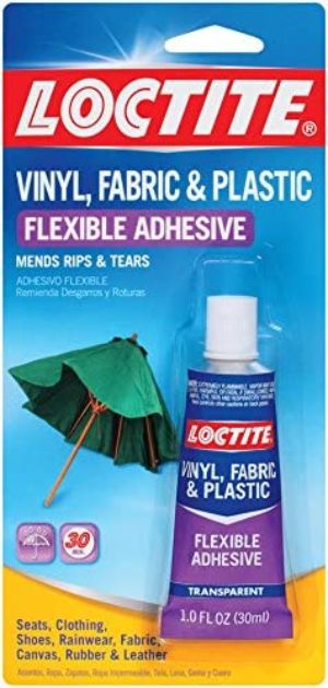 Loctite Vinyl Fabric and Plastic Repair Adhesive Pack of Six 1 Ounce Tubes 1360694 6