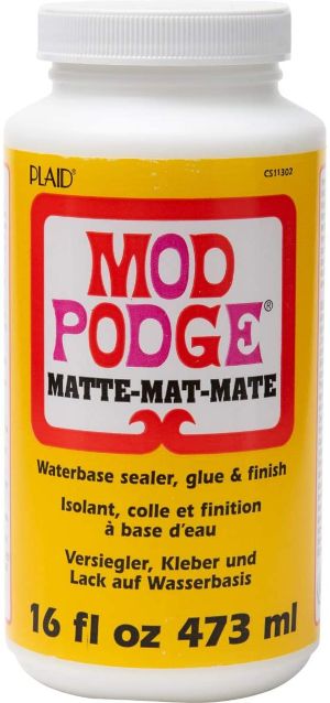Mod Podge CS11302 Waterbase Sealer Glue and Finish 16 oz Matte