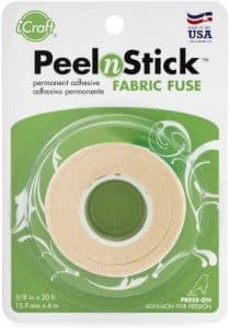 Therm O Web PeelnStick Fabric Fuse Tape 5 8 Inch x 20 Feet 3346