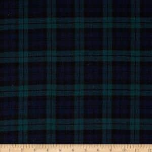 Yarn Dyed Flannel Plaid Black Watch