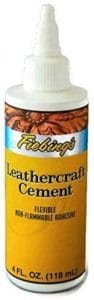 Fiebings Leathercraft Cement 4 oz High Strength Bond for Leather Projects and More Non Toxic