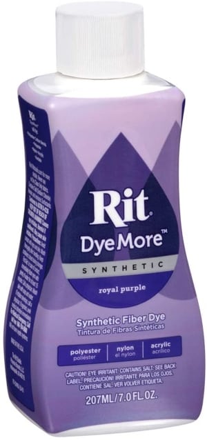 Rit 2492 DyeMore Advanced Liquid Dye for Polyester Acrylic Acetate Nylon and More Royal Purple