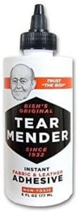 Tear Mender Tg 6h Fabric And Leather Adhesive Mender 6 Oz Dries Waterproof