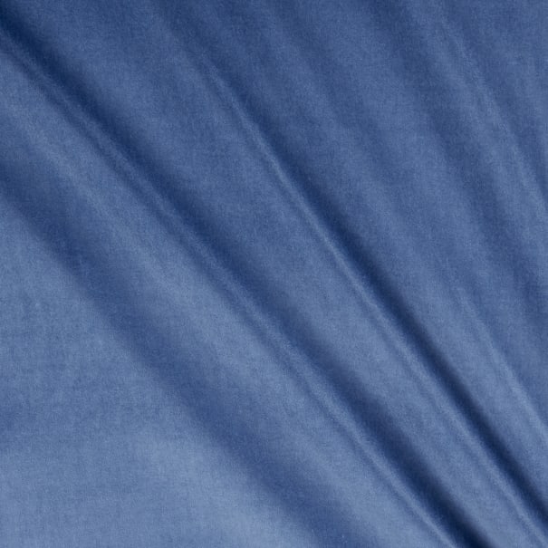 Crs Fur Fabrics Royal Blue Velvet – 100% Cotton Velour, 60" Wide, Upholstery Drapery Apparel