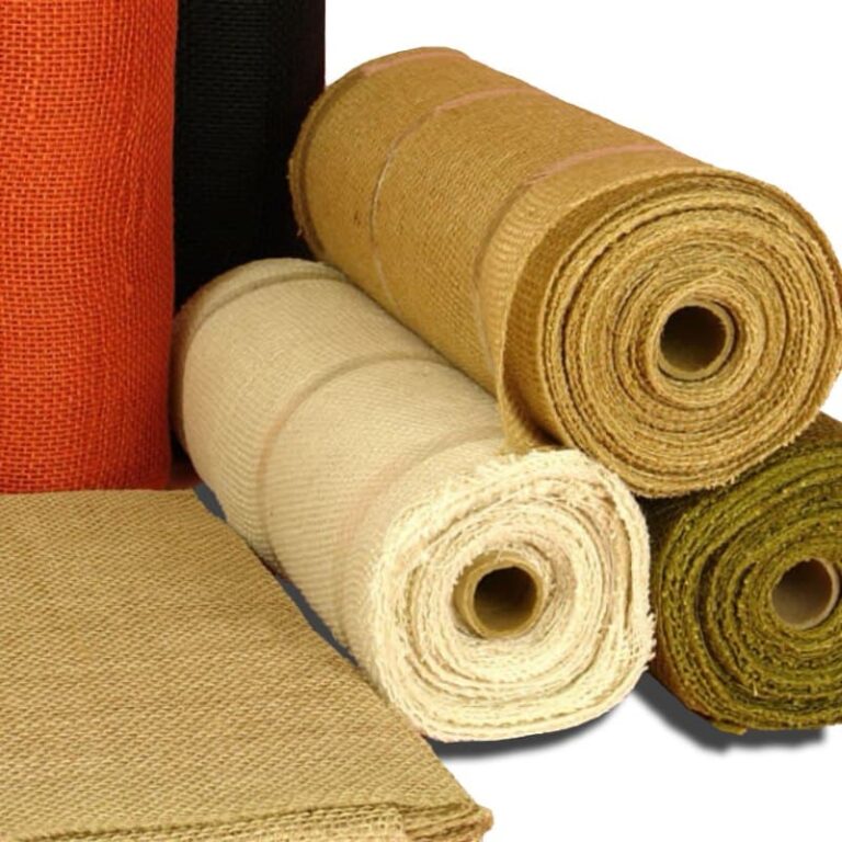 Various rolls of jute with unique properties can be found for purchase.