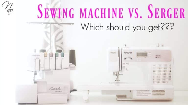 Sewing machine vs serger comparison: Which should you get?
