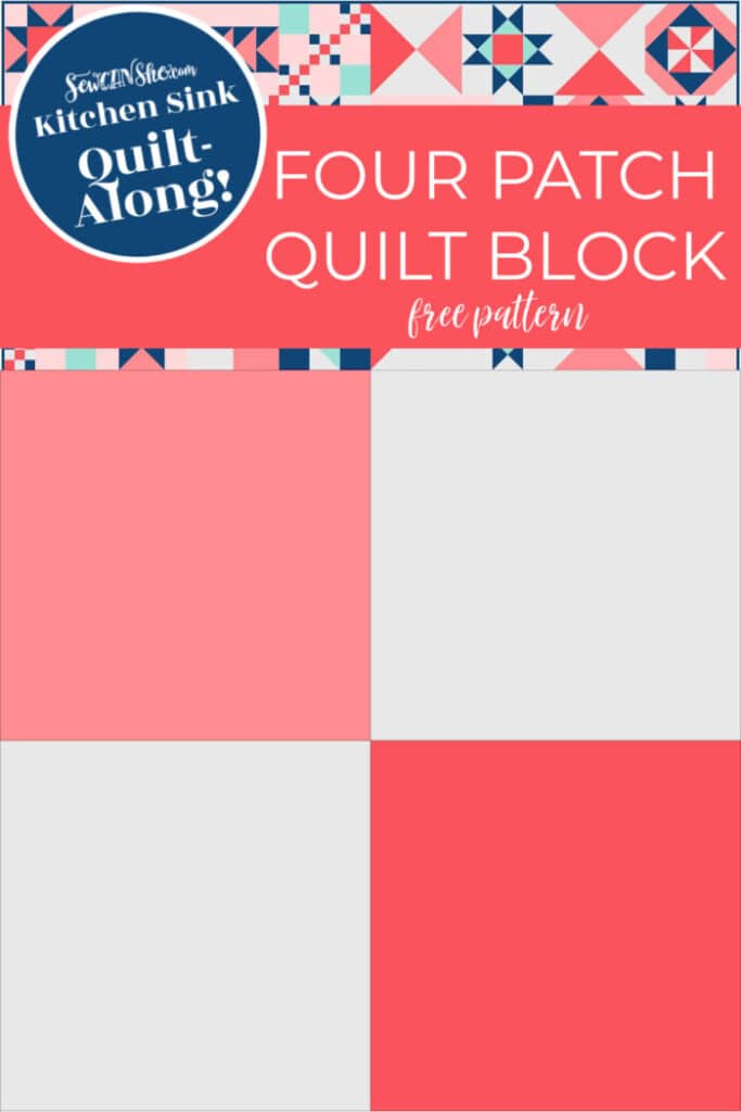 Free four patch quilt pattern Seamsecrets