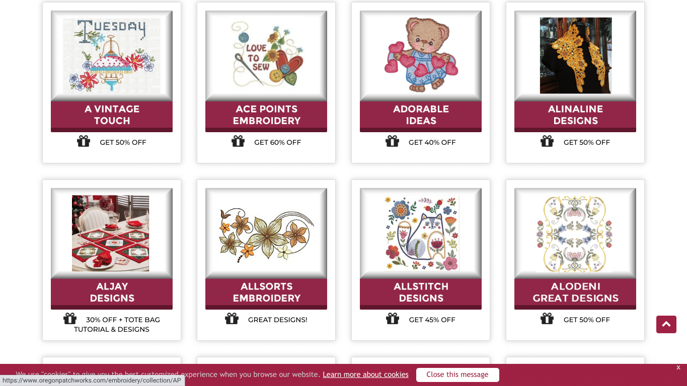 Free Machine Embroidery sites