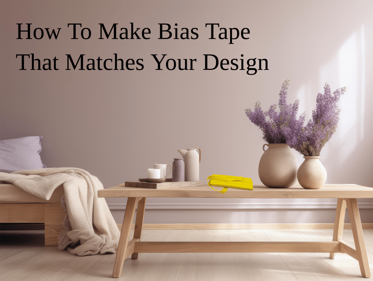 How to make bias tape that matches your design.