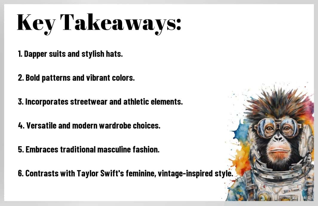 key elements of travis kelces fashion compared mef