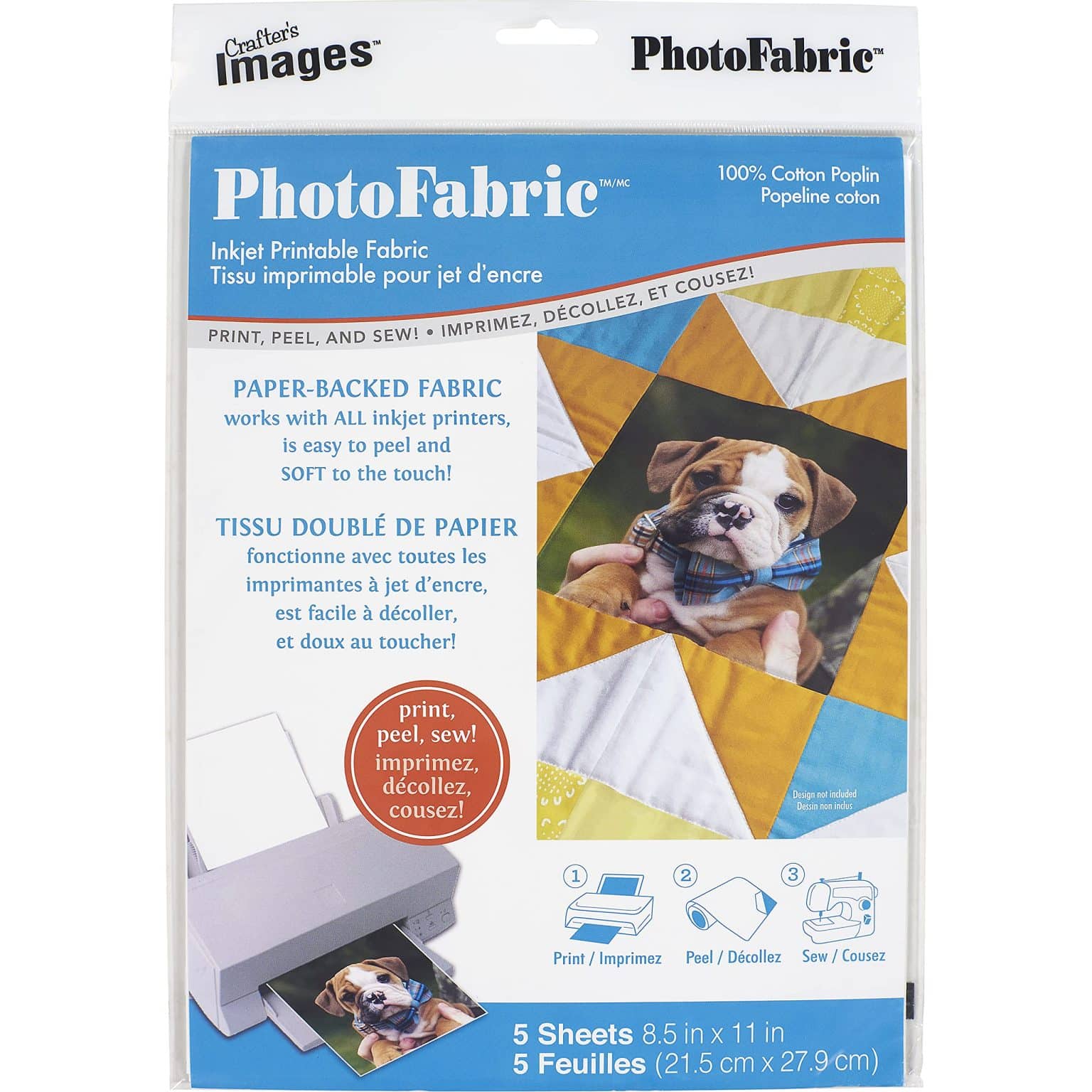 Printable Cotton Fabric Sheets for Inkjet Printers: Put Your Creativity ...
