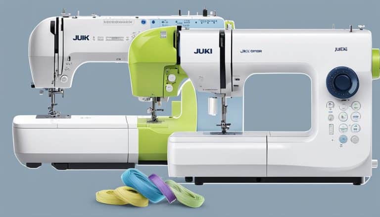 Comparison of Japanese sewing machines and accessories like Brother Sewing Machine and Juki.